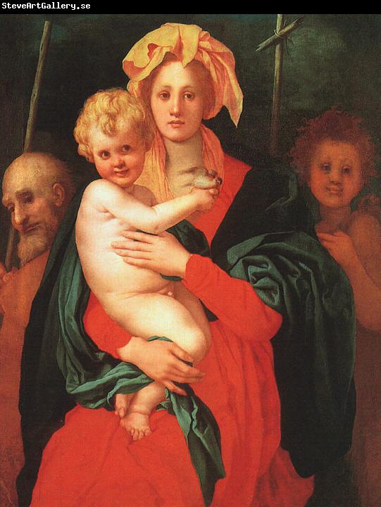 Jacopo Pontormo Madonna Child with St.Joseph and St.John the Baptist